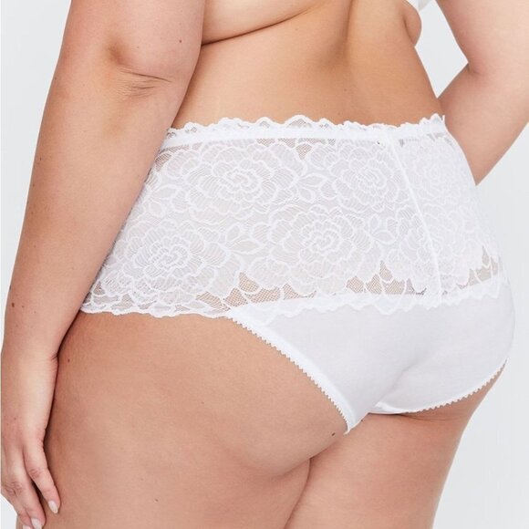 Pennington’s White Femme Couture Panty Déesse Collection Size 4x NWT Brand New - Picture 2 of 8